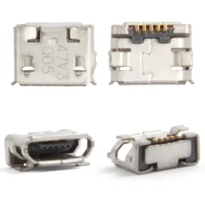 Конектор зарядки для Nokia 6500c, 7900, 8800 Arte; Sony Ericsson W100, X10 mini, 5 pin, micro-USB тип-B
