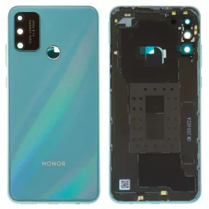Задня панель корпуса для Huawei Honor Play 9A, блакитна, із склом камери, blue water Emerald, MOA-AL00/MOA-TL00/MED-AL20/MOA-AL20