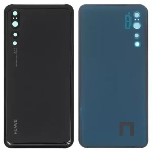 Задня панель корпуса для Huawei P20 Pro, чорна, із склом камери