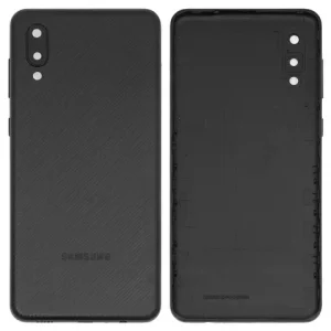 Задня панель корпуса для Samsung A022F Galaxy A02, чорна
