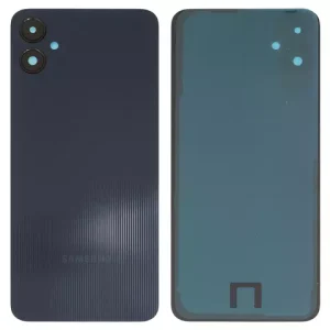 Задня панель корпуса для Samsung A055 Galaxy A05, чорна, із склом камери, black