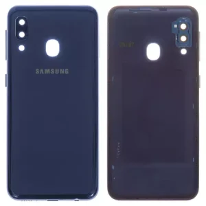 Задня панель корпуса для Samsung A202F/DS Galaxy A20e, синя