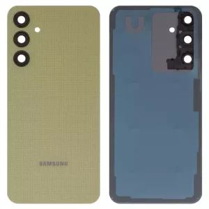 Задня панель корпуса для Samsung A256 Galaxy A25, жовта, із склом камери, personality yellow