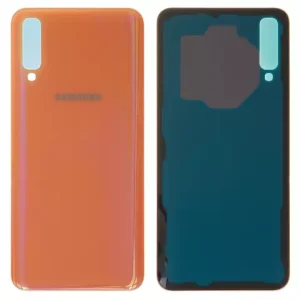 Задня панель корпуса для Samsung A505F/DS Galaxy A50, помаранчева, coral