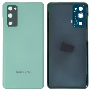 Задня панель корпуса для Samsung G780 Galaxy S20 FE, G781 Galaxy S20 FE 5G, м’ятна, із склом камери,