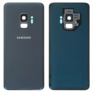 Задня панель корпуса для Samsung G960F Galaxy S9, сіра, повна, із склом камери, Original (PRC), titanium gray