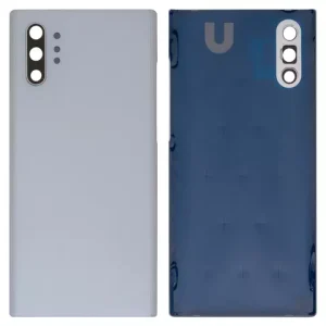 Задня панель корпуса для Samsung N975F Galaxy Note 10 Plus; Samsung, біла, із склом камери, aura white