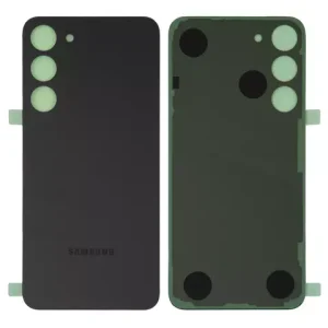 Задня панель корпуса для Samsung S916 Galaxy S23 Plus, чорна, phantom black