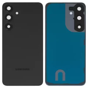 Задня панель корпуса для Samsung S936 Galaxy S25 Plus, чорна, синя, із склом камери, з компонентами, Original (PRC),