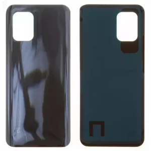 Задня панель корпуса для Xiaomi Mi 10 Lite, Mi 10 Youth 5G, чорна, cosmic Gray, M2002J9G