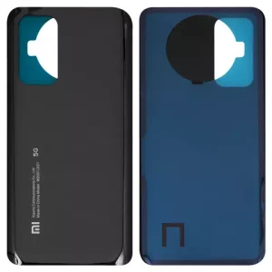 Задня панель корпуса для Xiaomi Mi 10T, Mi 10T Pro, чорна, M2007J3SY, M2007J3SG, M2007J3SP, M2007J3SI, M2007J17C