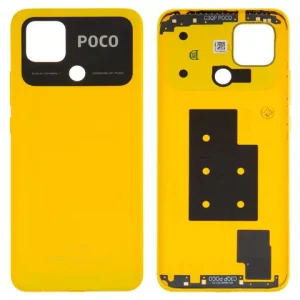 Задня панель корпуса для Xiaomi Poco C40, жовта, poco yellow