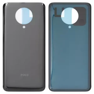 Задня панель корпуса для Xiaomi Poco F2 Pro, сіра, High Copy, Лого Poco, глянцева, M2004J11G