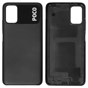 Задня панель корпуса для Xiaomi Poco M3, чорна, M2010J19CG