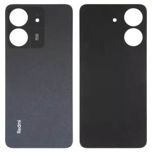 Задня панель корпуса для Xiaomi Redmi 13C, чорна, midnight black