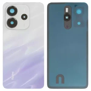 Задня панель корпуса для Xiaomi Redmi Note 14 4G, фіолетова, із склом камери, global version, mist purple