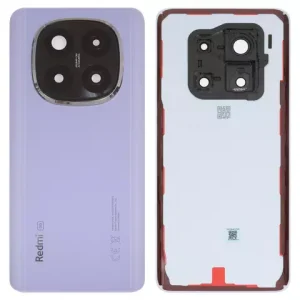 Задня панель корпуса для Xiaomi Redmi Note 14 Pro Plus 5G, фіолетова, із склом камери, lavender purple