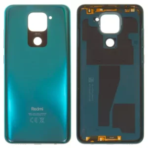 Задня панель корпуса для Xiaomi Redmi Note 9, зелена, з боковою кнопкою, M2003J15SC, M2003J15SG, M2003J15SS