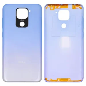 Задня панель корпуса для Xiaomi Redmi Note 9, біла, з боковою кнопкою, M2003J15SC, M2003J15SG, M2003J15SS
