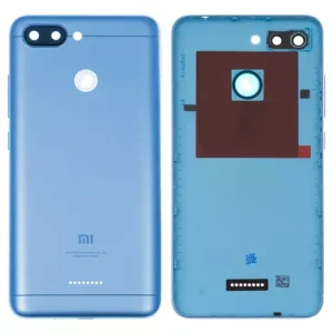 Задня панель корпуса для Xiaomi Redmi 6, синя, на 1 SIM-карту