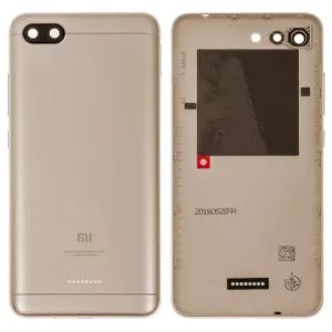 Задня панель корпуса для Xiaomi Redmi 6A, золотиста, на 1 SIM-карту