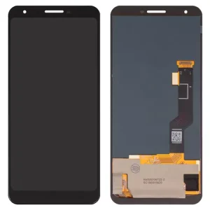 Дисплей для Google Pixel 3a XL, чорний, без рамки, High Copy, (OLED)
