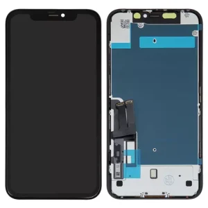 Дисплей для iPhone 11, чорний, з рамкою, Copy, (TFT), imisu