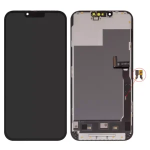 Дисплей для iPhone 13 Pro Max, чорний, з рамкою, High Copy, без мікросхеми, (OLED) DD-OLED