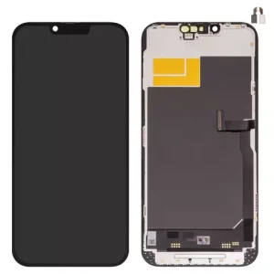 Дисплей для iPhone 13 Pro Max, чорний, з рамкою, без помилки, (Box), (OLED), GXQC soft, 120Hz