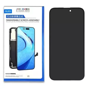 Дисплей JCID для iPhone 14 Pro Max, чорний, з рамкою, без помилки, (OLED) JCID Diagnosable, 120Hz