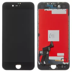 Дисплей для iPhone 8, iPhone SE 2020, чорний, з рамкою, Copy, з пластиками камери та давача наближення, tianma