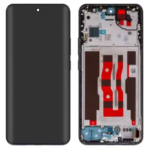 Дисплей для Oppo Reno12 (CPH2625), чорний, з рамкою, Original (PRC), matte brown