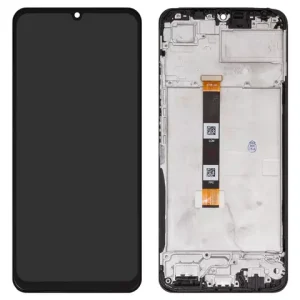 Дисплей для Realme C51, чорний, з рамкою, High Copy