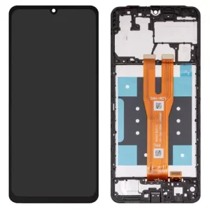 Дисплей для Samsung A065 Galaxy A06, чорний, з рамкою, High Copy