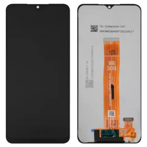 Дисплей для Samsung A127 Galaxy A12 Nacho, чорний, без рамки, High Copy, #BV065WBM-L06-DB00_R0.0 / HL6127JX-L06-DB00_R0.0