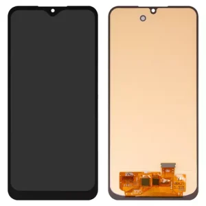Дисплей для Samsung A256 Galaxy A25, чорний, без рамки, High Copy, з широким обідком, (OLED)