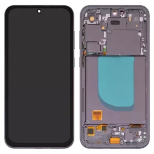 Дисплей для Samsung S711 Galaxy S23 FE, чорний, з рамкою, High Copy, (OLED)