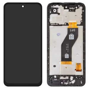 Дисплей для Tecno Spark Go 2 (KM4), чорний, з рамкою, High Copy