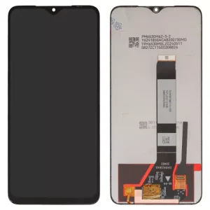 Дисплей для Xiaomi Poco M3, Redmi 9T, чорний, без рамки, Оригінал (переклеєне скло)
