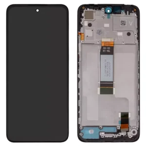 Дисплей для Xiaomi Poco M6 Pro 5G, Redmi 12, чорний, з рамкою, High Copy, tianma