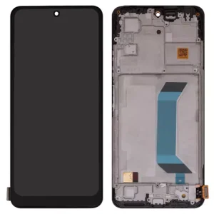 Дисплей для Xiaomi Poco X5 5G, Redmi Note 12 5G, чорний, з рамкою, Сopy, (TFT), 22111317PG, 22111317PI, 22111317I,