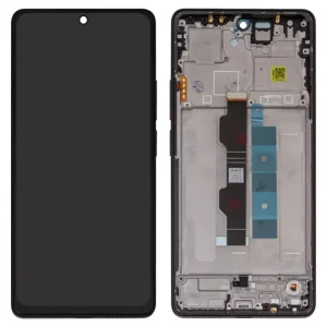 Дисплей для Xiaomi Poco M6 Pro 4G, Redmi Note 13 Pro 4G, Redmi Note 14S, чорний, з рамкою,