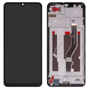 Дисплей для ZTE Blade V40 Vita, чорний, з рамкою, High Copy