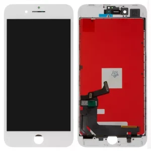 Дисплей для iPhone 8 Plus, білий, з рамкою, Copy, tianma