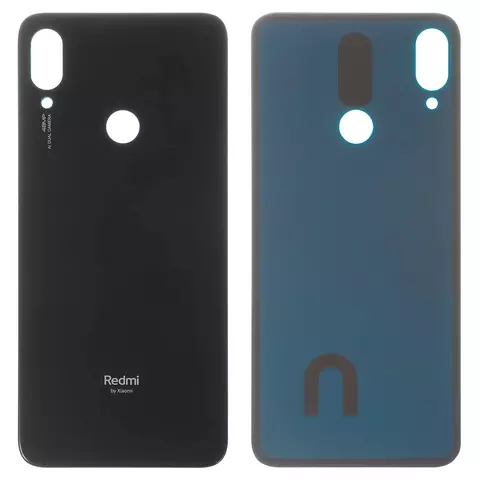 Задня панель корпуса для Xiaomi Redmi Note 7, чорна, M1901F7G, M1901F7H, M1901F7I