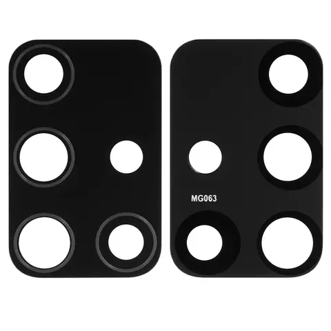Скло камери для Samsung A715 Galaxy A71, M317 Galaxy M31s, M515 Galaxy M51, чорне, без рамки