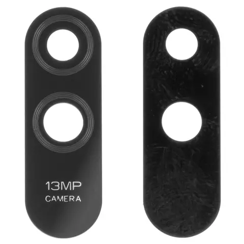 Скло камери для Xiaomi Redmi 9A, Redmi 9AT, чорне, M2006C3LG, M2006C3LI, M2006C3LC