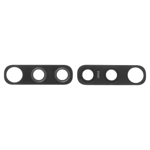 Скло камери для Samsung A505F/DS Galaxy A50, A705F/DS Galaxy A70, чорне, без рамки