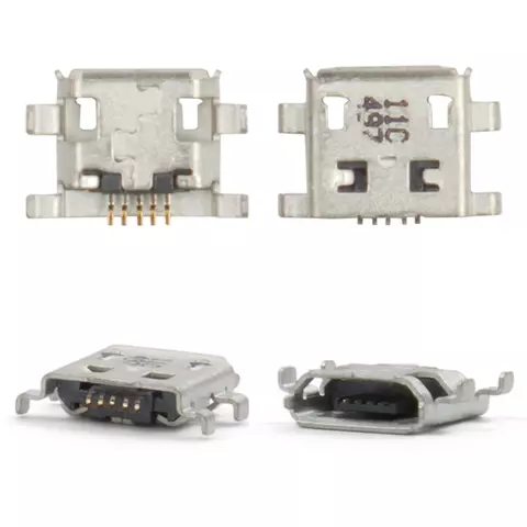 Конектор зарядки для Blackberry 8900, 9500, 9530, 9630, Z10, 5 pin, micro-USB тип-B