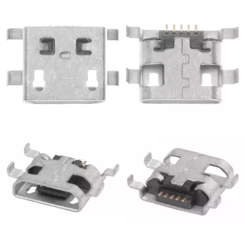 Конектор зарядки для мобільних телефонів, 5 pin, тип 15, micro-USB тип-B